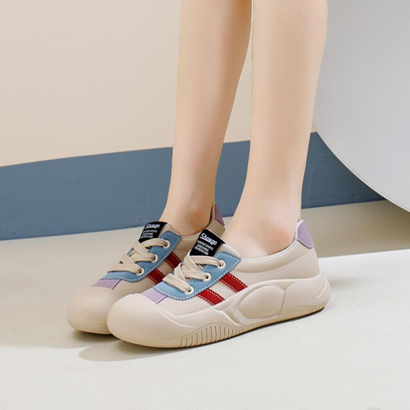 Women Dopamine Style Colorful Sneakers – Happy Vibes Thick Sole Fashion Shoes