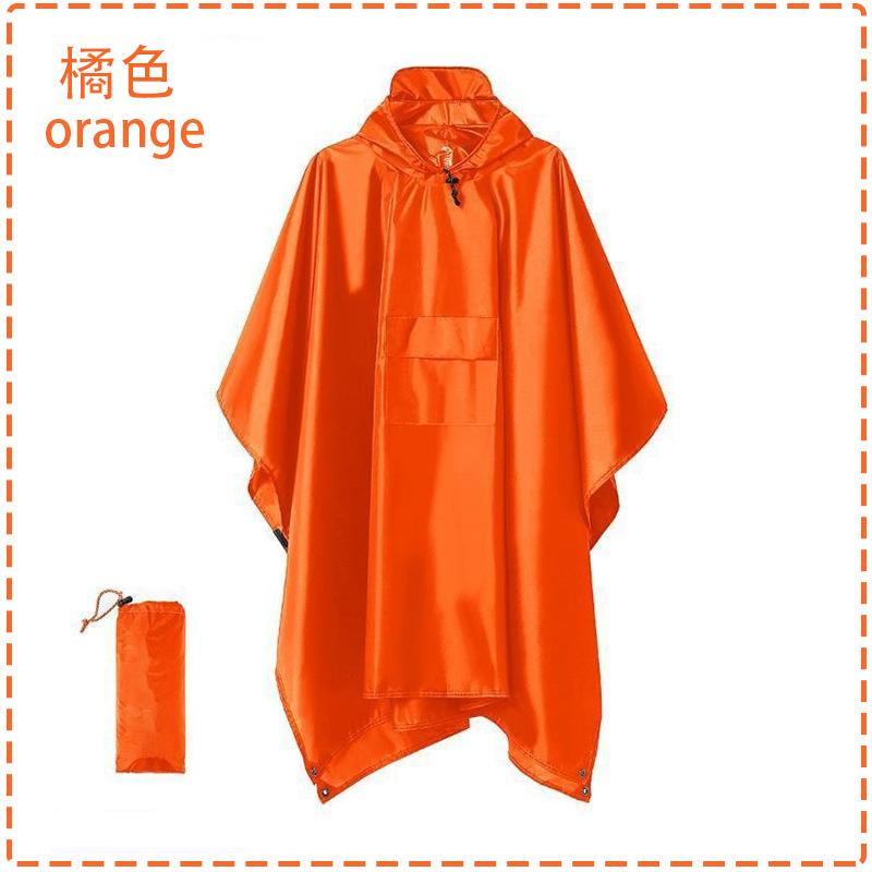Cloak Raincoat Canopy Outdoor 3-in-1 Multifunctional Poncho Mountaineering Tourism Camping Waterproof Raincoat
