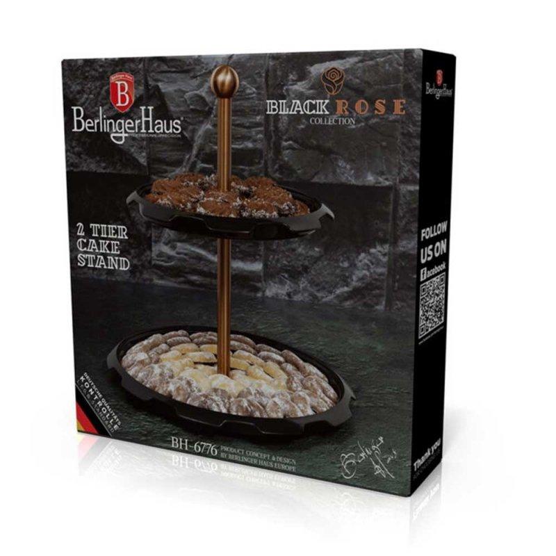 Zweigeschossige Kuchen- und Snack-Platte Berlinger Haus Bh-6776