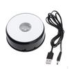 Turntable Display, Degree Electric Rotating Stand for Jewelry, Watch, Digital Product, Glass,