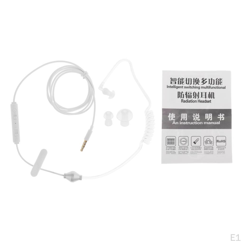 Headphone in-Ear Earbud Acoustic 3.5mm Earphone with Mic for