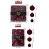 42/44pcs Wine Red Christmas Tree Hanging Balls Flocked Christmas Cake Box  Xmas Tree Decor