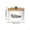 Coffee Filter Holder Kitchen Canister with Sealed Lid for Tea And Storage