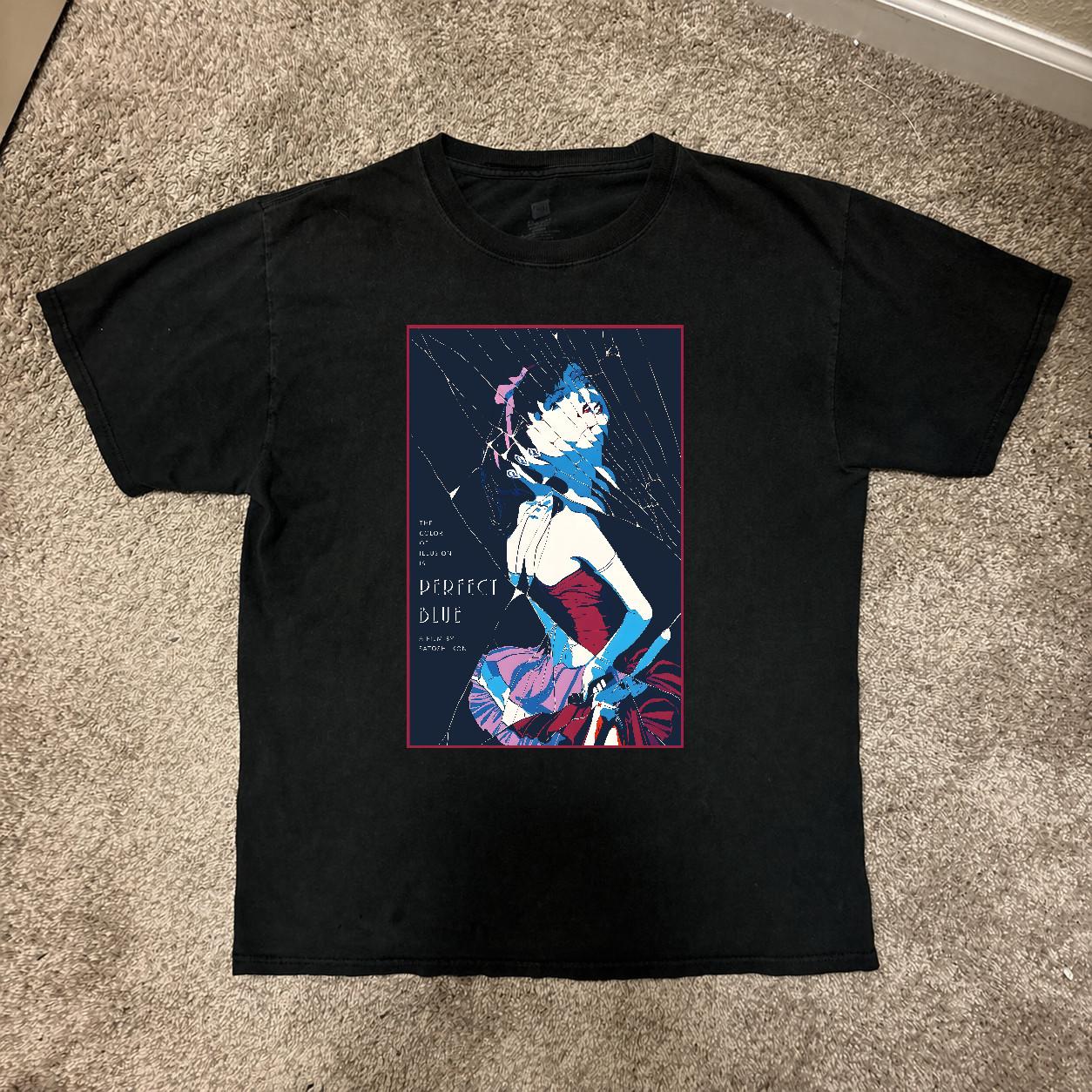 Perfect Blue Anime T-Shirt - Vintage Style, Comfortable & Unique Design S разноцветный