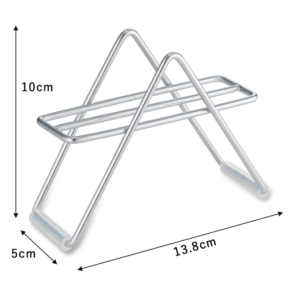 Coffee Tools KOGU Shimomura Planning Kaffeefilterständer [Made in Japan], Edelstahl mit Trennwänden, konisch, trapezförmig, schmal, Tischplatte, platzsparend