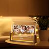 Personalized Mothers Day Unique Gifts for Mom Wife, Mom Gifts from Daughter Son Husband, Custom Acrylic Night Light Picture Frame with Photo Name,
