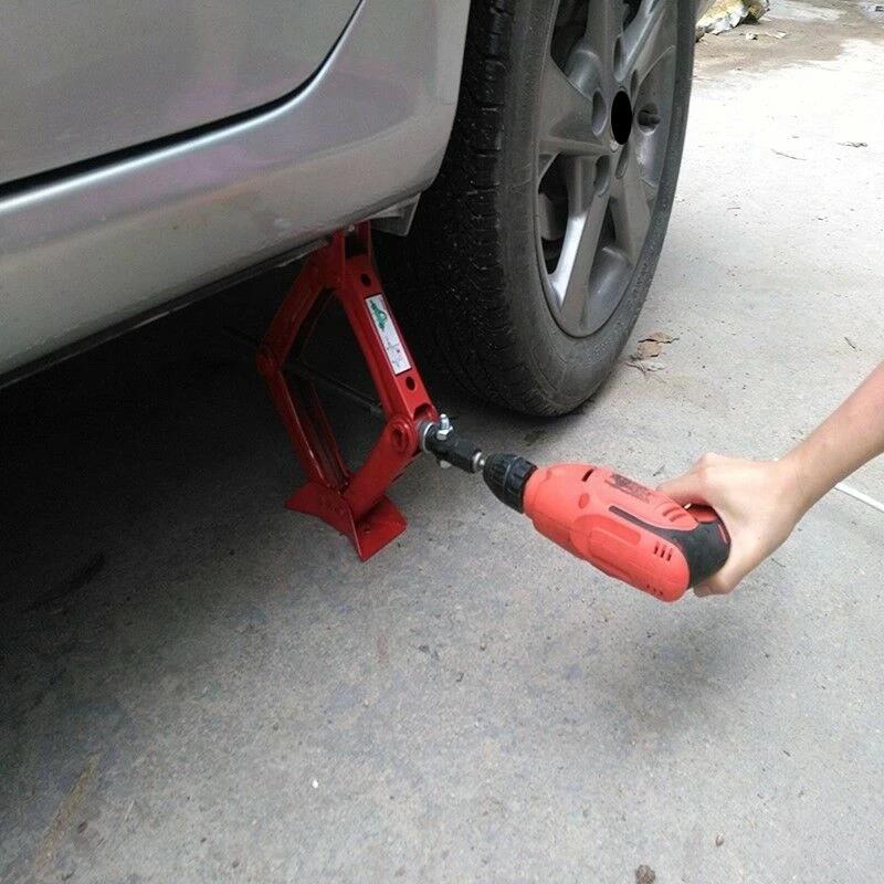 1pc Scissor Jack Adaptor 1/2 Inch For Use With 1/2 Inch Drive Or Impact Wrench Tools IJA001