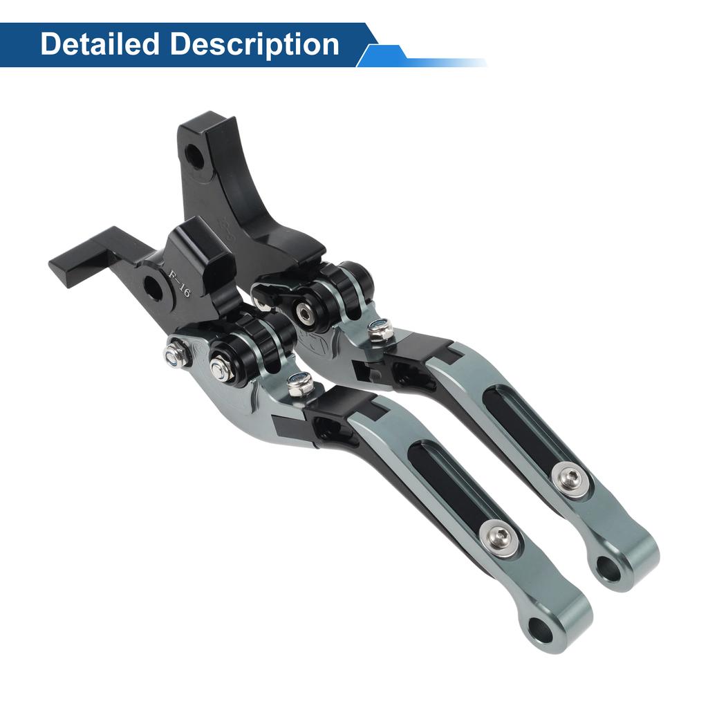 Motoforti  Short/Long Brake Clutch Levers for BMW 6 Position Adjustable Motorcycle Handlebar Brake Lever Aluminum Alloy Solid