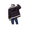Levis FW22 Removable Hooded Long Sleeve Down Jacket Women Outerwear Black A5174-0001