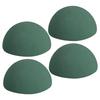 4 Pieces Foam Half Balls Hemispherical Plant Foams Accessories Blocks Green for Garden Birthday