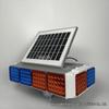 Solar Powered Red & Blue Emergency Warning Strobe Light