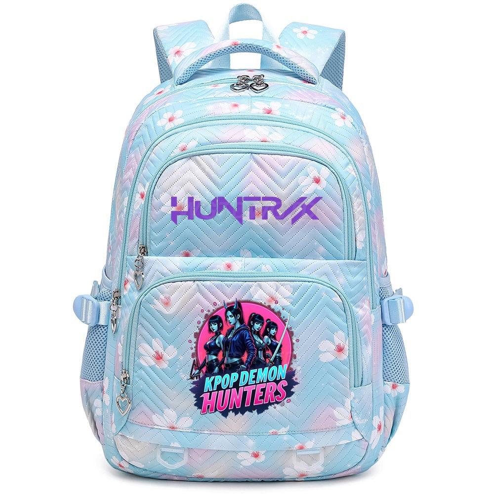 Kpop Demon Hunter Girl Group Trendy Lightweight School Backpack - Large Capacity, Double Shoulder, Korean Style