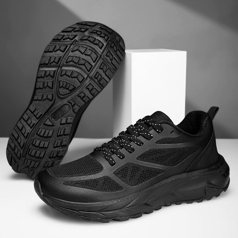 

2025 fattened wide last shoes men s spring, summer and autumn platform sports shoes new comfortable outdoor running shoes light and breathable 37