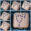 Bracelet Rhinestone Jewelry Set Crystal Necklace Wedding Party Earrings  Women