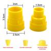 Caulking Nozzle Stainless Steel Caulk Nozzle Applicators with Bases Caulking Finisher Sealant FinishingTool For Kitchen Bathroom