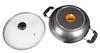 Trifri Kadai Set with Cover Aluminium Cookware Lightweight Non,stick Indian Wok Cooking