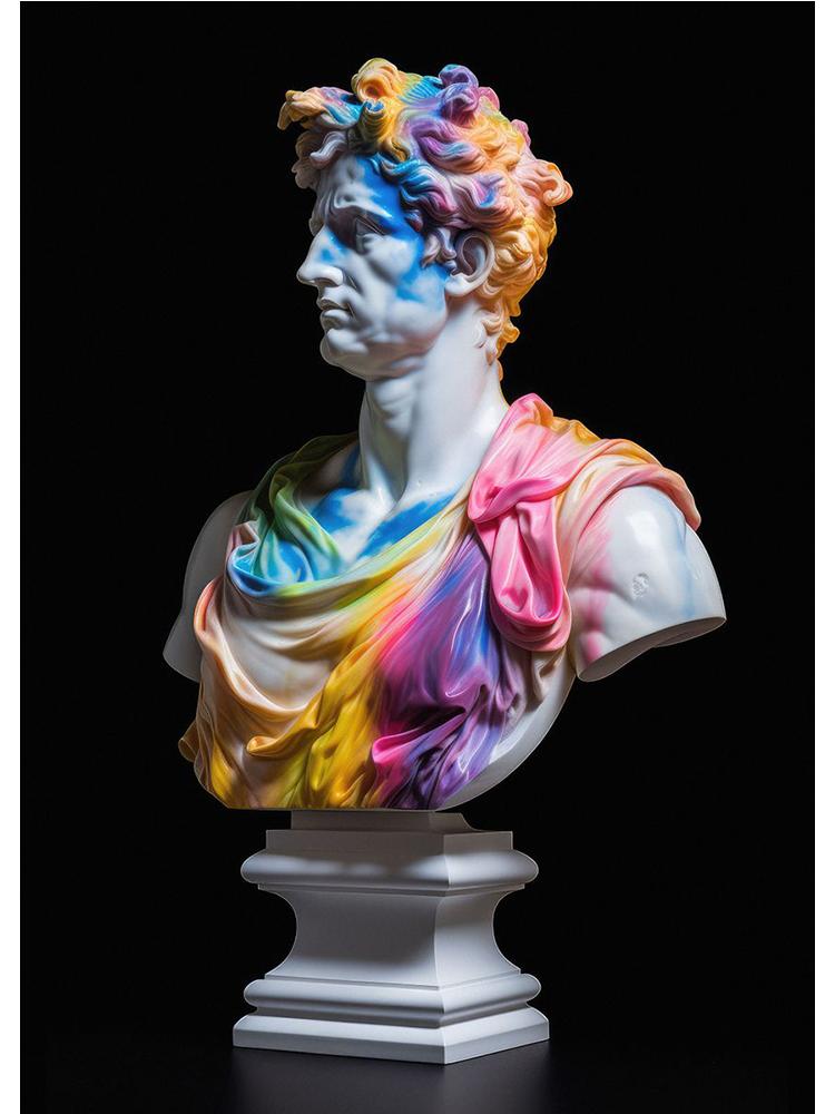 Vintage Apollo Marble David Popolo Poster Canvas Painting Abstract Statue Wall Art For Modern Living Room Home Decor Cuadros