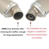 51mm Universal Motorcycle Exhaust Stainless Steel Muffler Escape 310 370 440 Mm Pipe 100cc-1000cc ATV GP Scooter For Fz6 Pcx125