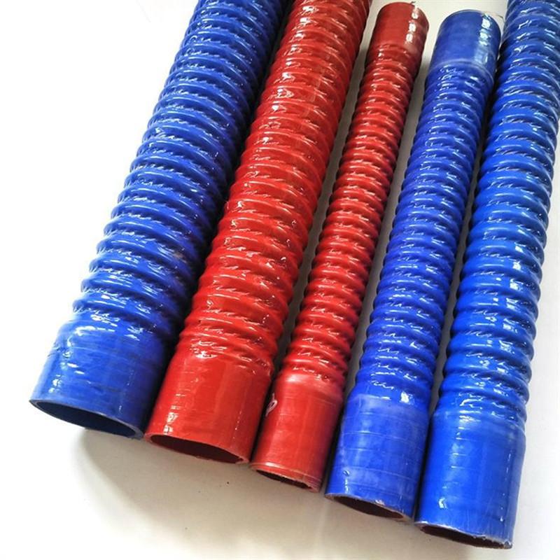 Universal Length 400mm Silicone Flexible Steel Wire Corrugated Hose Air Intake Pipe Radiator Tube High Pressure Temperature