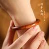 Bracciale Semplice in Palissandro e Sandalo per Donna Stile Etnico Vintage Bracciale in Legno Regalo