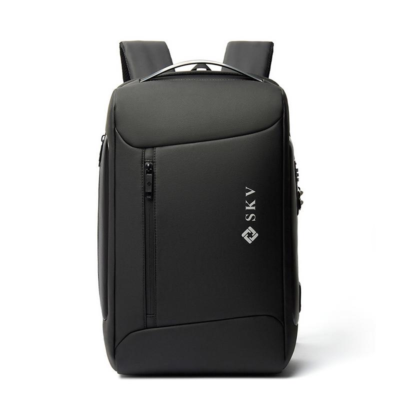 Backpack Men s High-end Sense, Large Capacity Multifunctional Computer Bag, Fashionable Travel, High-end Leisure, Business Commuting Backpack чёрный