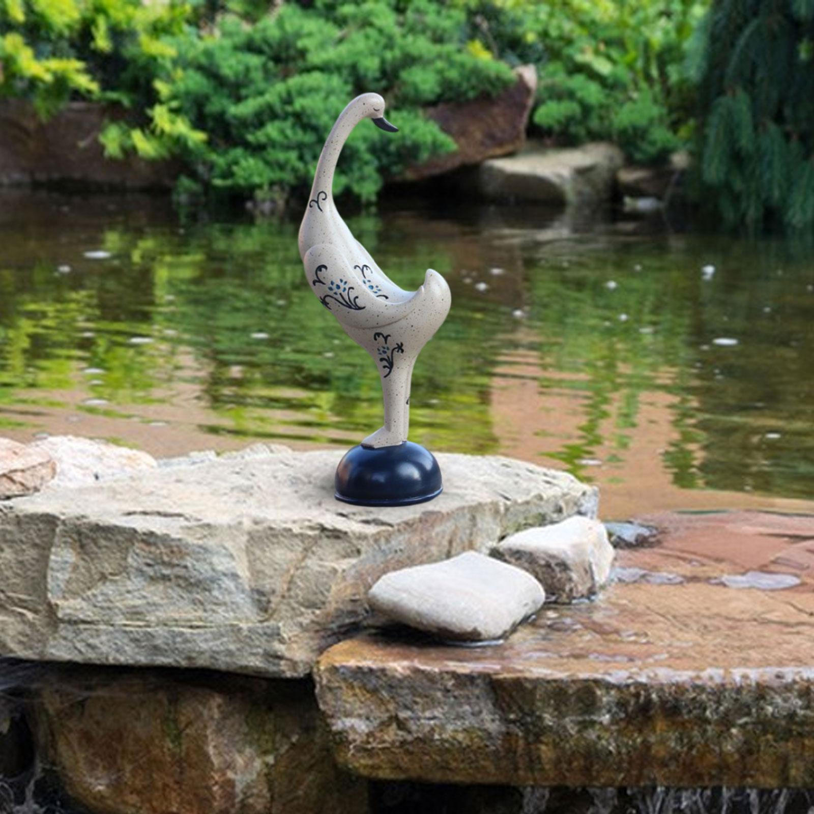 

Animal Statues for Home Decor Figurines Collectible Crafted Cute Decorative Sculpture Duck