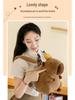 Trendy Capybara Plush Backpack for Girls: Stylish Student & Shopping Bag