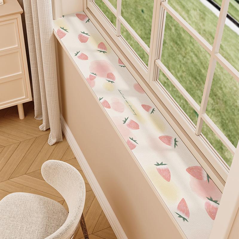 Bardzo Wąska Podkładka na Parapet Wodoodporna Podkładka Ochronna Przed Kurzem Podkładka Ochronna Ochrona Przed Słońcem Miękka Bez Diatomowa Zmywalna Podkładka na Parapet