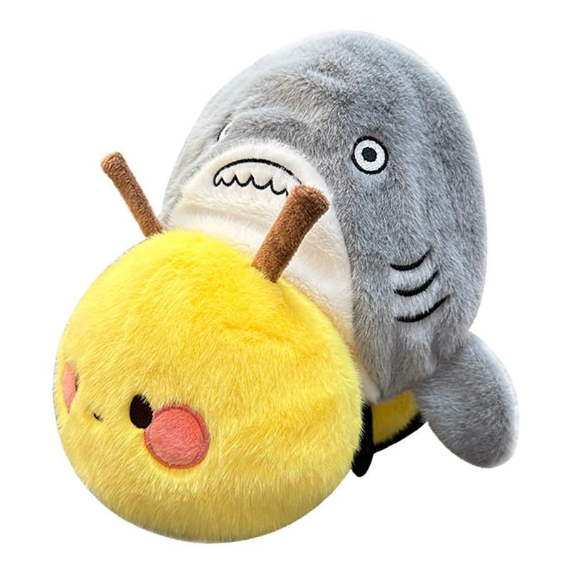 Entzückendes Plüschtier Fuchs und Hai Biene Schildkröte Honigpuppe Gemütliches Geschenk für Mädchen