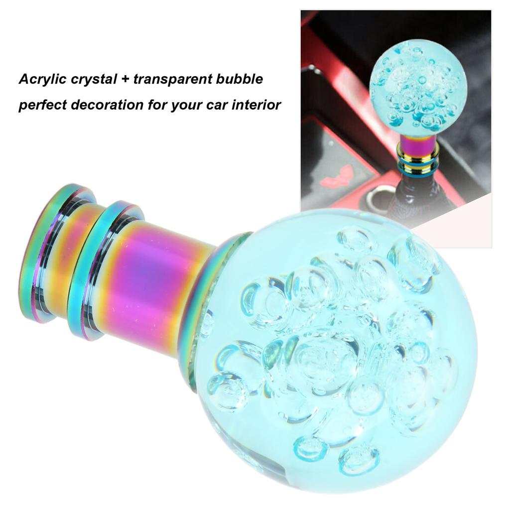 Gear   Knob with M8 M10   Adapt    Acrylic Transparent Bubble      Head for Car