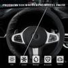 Car Steering Wheel Cover No Inner Ring Breathable Car Steering Wheel Cover Mesh Cloth All-Season Comfortable Auto Accessory