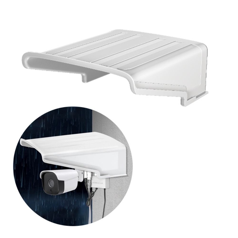 Weather Resistant Security Camera Cover Dust-Proof Rain Shade Cover  Outdoor Garden Use