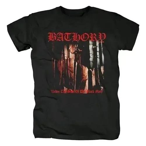 Bathory Black Metal Venom T Shirt Men Women Casual Fashion Hip Hop Streetwear Short Sleeve T Shirt Cotton Summer Tops Clothing