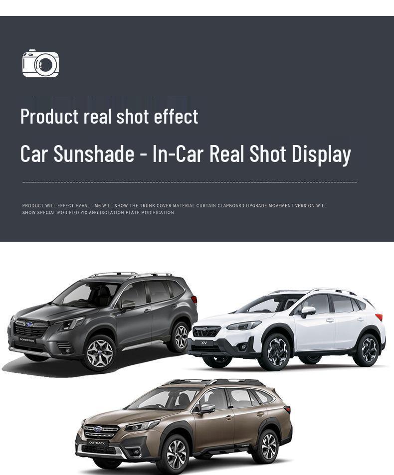 Subaru XV, Forester, Outback Sluneční clona do kufru & Doplňky pro dělicí systém úložného prostoru pátých dveří