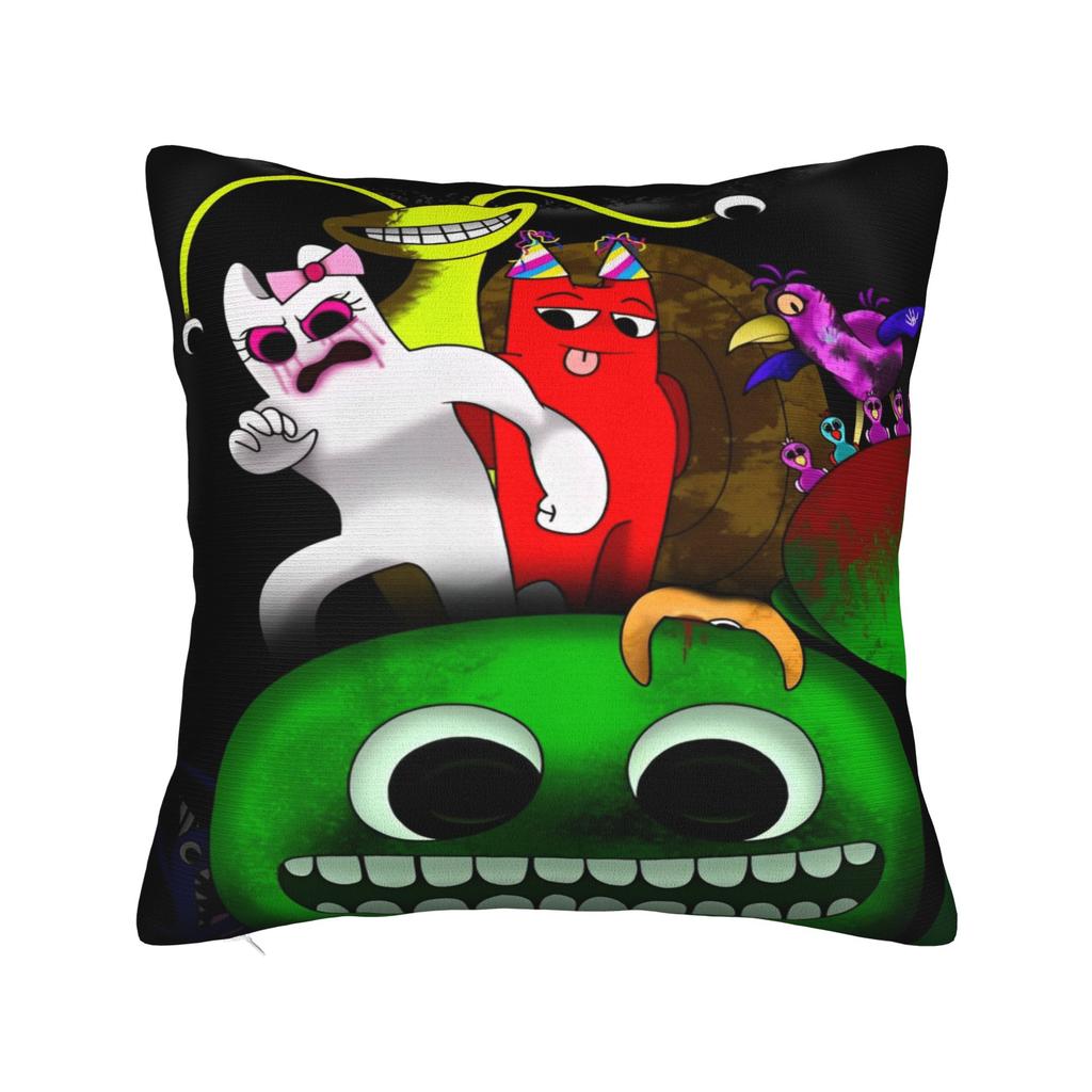 Home Decor Garten of Banban Horror Game Pillowcase Accessories  Pillow Covers Zipper Multi Size