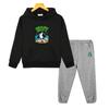 2pcs pullover+Pants boys girls Hooded Sets Italian Brainrot Autumn Anime hoodie Fleece Sweatshirt Jacket kids boutique clothes