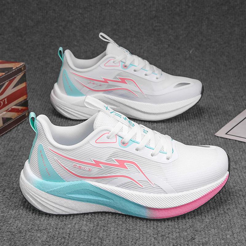 Summer couple shoes running shoes popcorn sports carbon board running shoes non-slip and breathable
