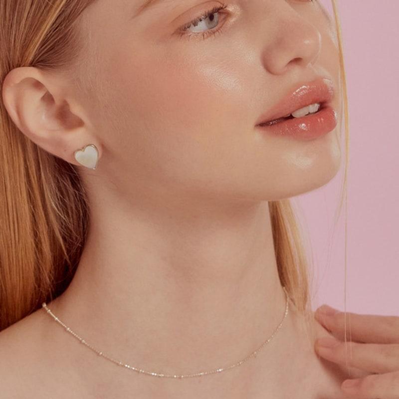 Tatiana (SILVER925) Chic Ball Chain Necklace NZ2008