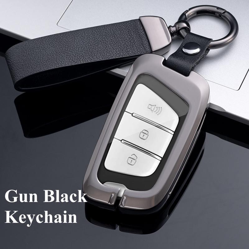 

Чехол для ключей от автомобиля для Jianghuai T50 S2 S3 S4 S5 S7 для JAC JIAYUE J7 A5 X4 X7 IC5 IEV7S T8 Refine M6 E20x E40x, держатель из цинкового сплава, аксессуары B Style чёрный