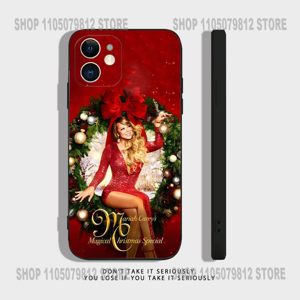 M-Mariah C-Carey Here for It All For iPhone 17,16,15,14,13,12,11,Pro,X,XS,Max,XR,Plus,Mini Silicone Phone Case Black Shockproof