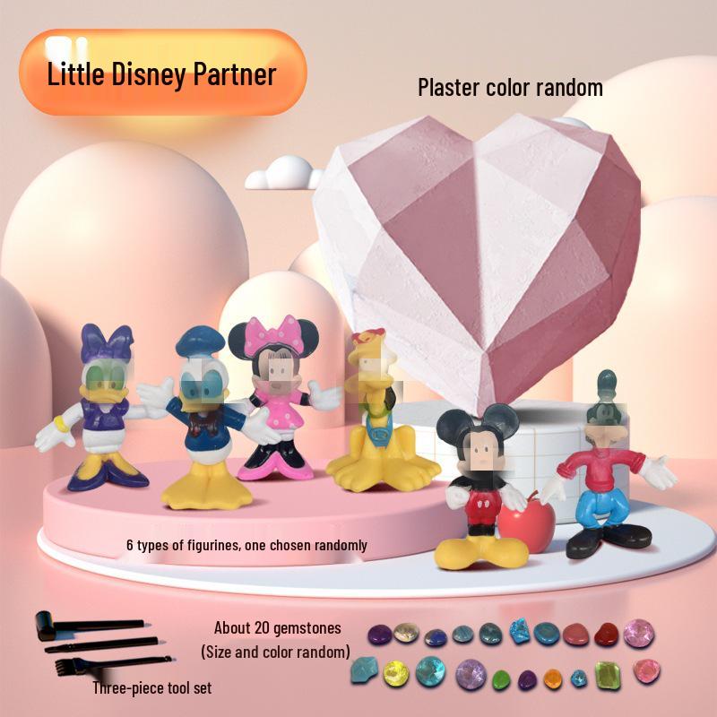Disney Adventure Archaeological Excavation Toy: Educational Treasure Hunt Blind Box for Kids
