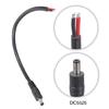 Power Pigtail Cable 5.5mmx2.5mm Bare Male Plug to Bare Wire Power Supply Adapter Repair Cord for CCTV Camera