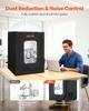 3D Printer Enclosure, Dustproof Waterproof Oxford Cloth 3D Printer Tent, Constant Temperature Protective Case with LED Lighting, Compatible with