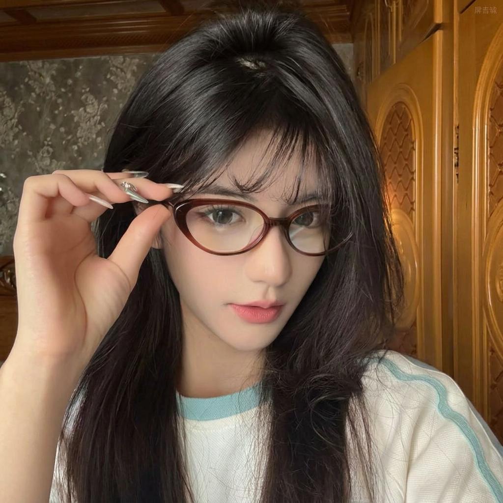Blue Light Blocking Glasses Lightweight Retro Optical Glasses Women'S Glasses Frame Literary For Digital Screen Home Use Casual