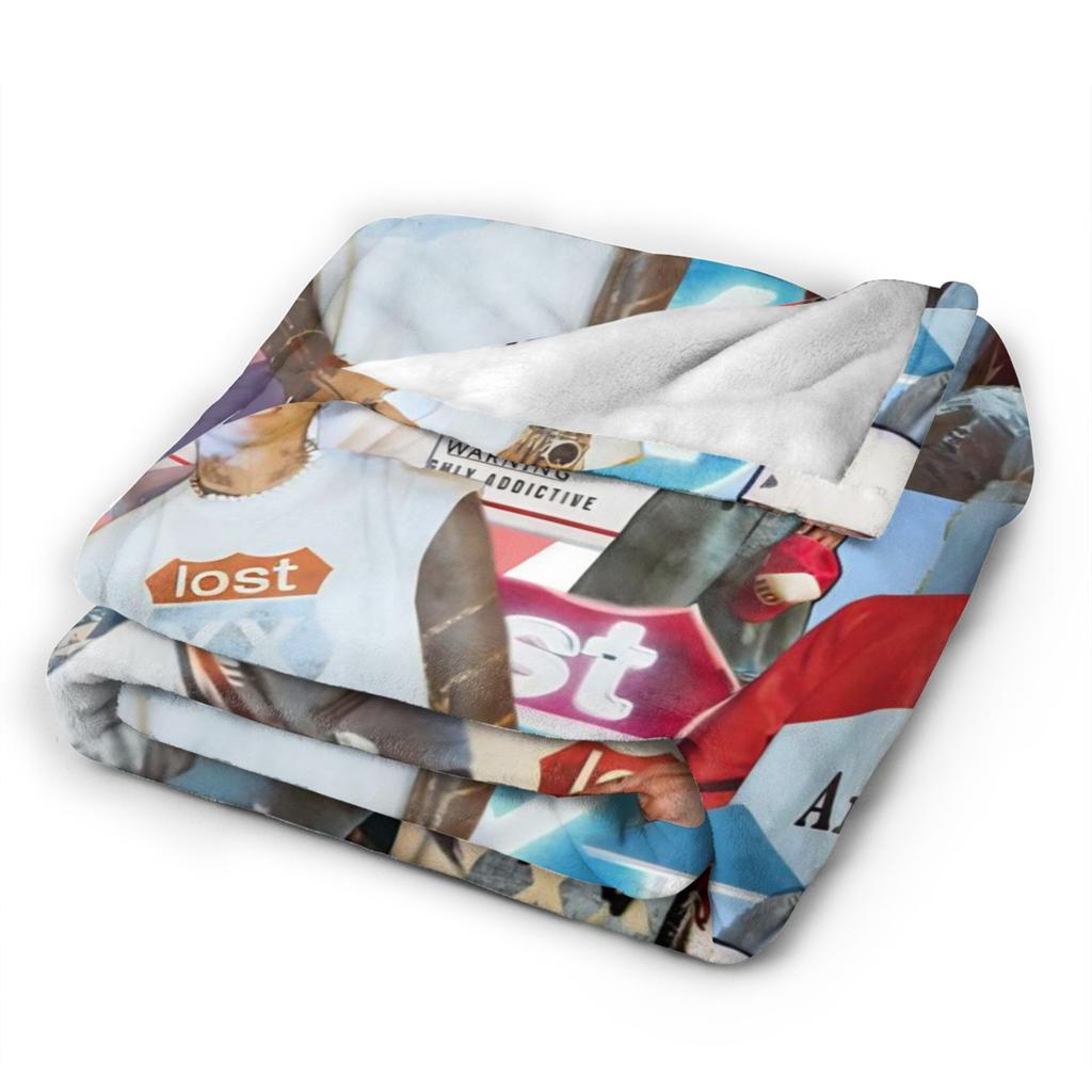 MGK Lost Americana Tour - Blanket Cozy Soft Throw Blankets for Sofa 50x60 Inch Multi-size Quilt