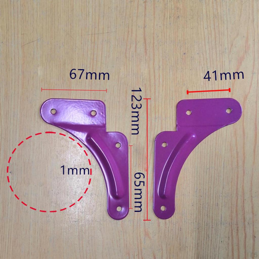 10 Pieces Step Ladder Reinforcement Fixing Sheet L Plate Brace Sturdy Premium Aluminum Alloy for