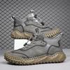Fashion Mens Leather Casual Handmade Shoes Casual Ankle Boots for Man  Autumn Winter Outdoor Fashion Casual Shoes Male Hombres Botas