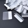 100x Earring Card Adapter Jewelry Display Clear Adhesive Lip for Necklace