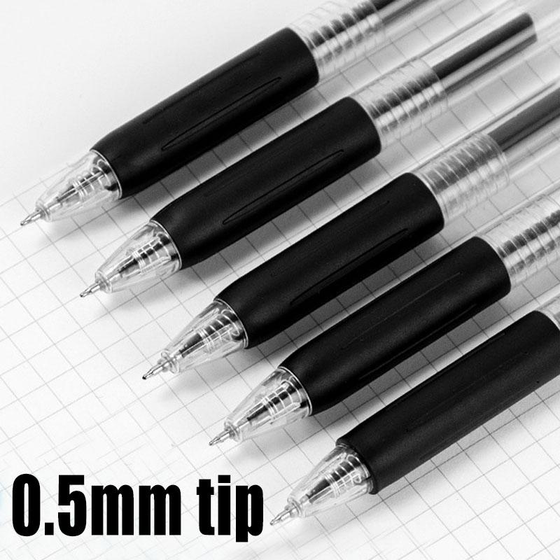 Press Pen Gel Pen 0,5 mm Rot Blau Schwarz Nachfüllung Nadelspitze Signature Pen Scrapbook Schule Büro Schreibwaren