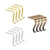 Iron Stocking Holders Fireplace Hangers Adjustable Metal Hooks Christmas Ornament Accessories for Holiday Tabletop